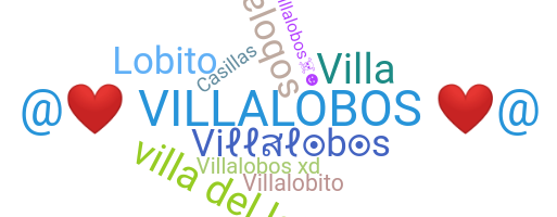 暱稱 - Villalobos