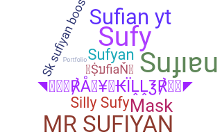暱稱 - Sufian