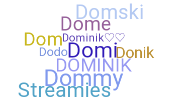 暱稱 - Dominik
