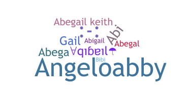 暱稱 - Abegail