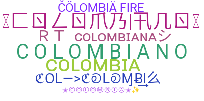 暱稱 - colombia