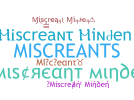 暱稱 - MIScreant