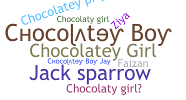 暱稱 - chocolatey