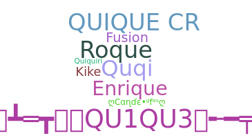 暱稱 - Quique