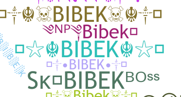 暱稱 - Bibek