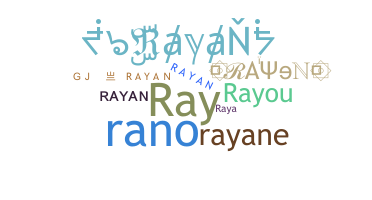暱稱 - Rayan