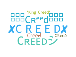 暱稱 - Creed