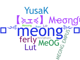 暱稱 - Meong