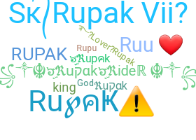暱稱 - Rupak