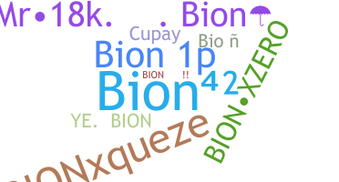 暱稱 - Bion