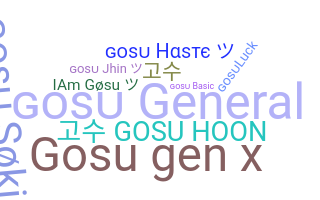 暱稱 - gosu