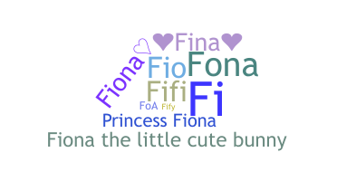暱稱 - Fiona