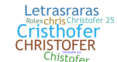暱稱 - Christofer
