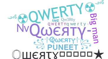 暱稱 - qwerty