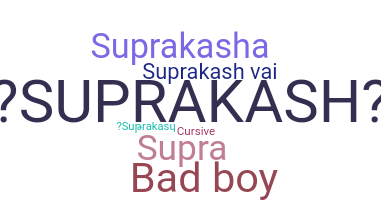 暱稱 - Suprakash