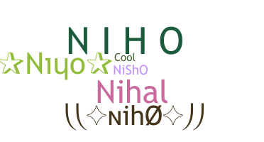 暱稱 - niho