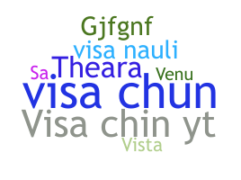 暱稱 - visa