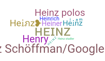 暱稱 - Heinz