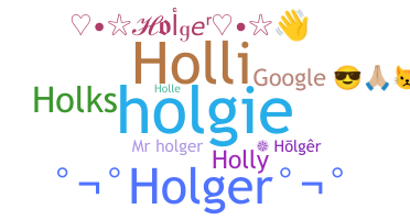 暱稱 - Holger