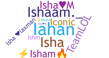 暱稱 - Isham