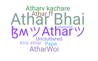 暱稱 - Athar