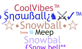 暱稱 - Snowball