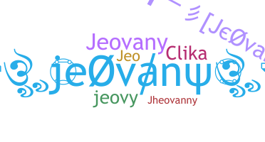 暱稱 - Jeovany