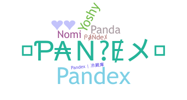 暱稱 - pandex