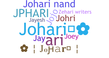 暱稱 - Johari