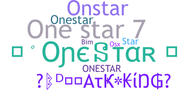 暱稱 - OneStar
