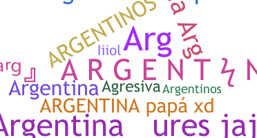 暱稱 - argentinos
