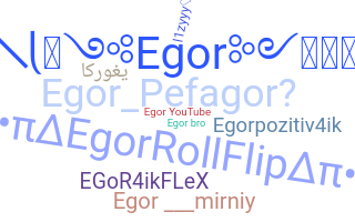 暱稱 - Egor