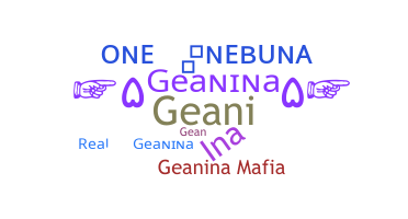 暱稱 - Geanina