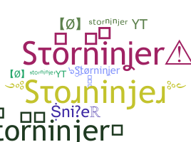 暱稱 - Storninjer