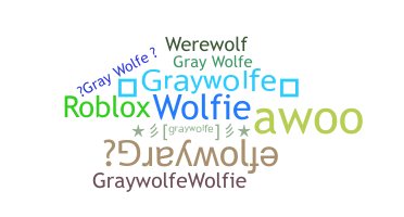暱稱 - graywolfe