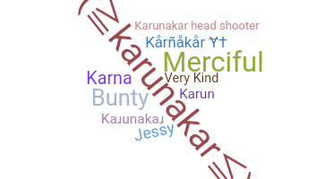 暱稱 - Karunakar