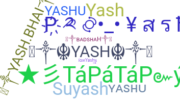 暱稱 - Yashu