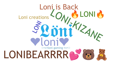 暱稱 - Loni