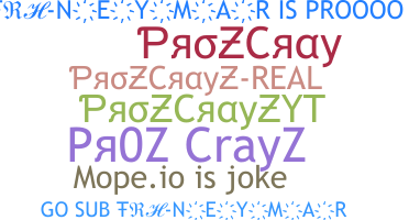 暱稱 - ProZCrayZ