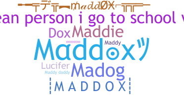 暱稱 - Maddox