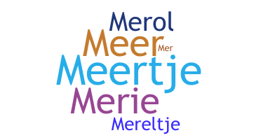 暱稱 - Merel