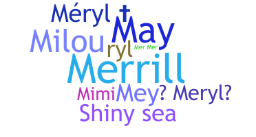 暱稱 - Meryl