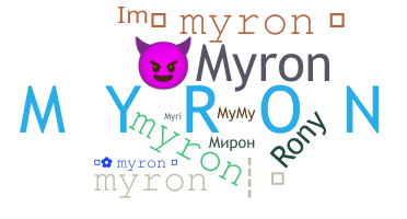 暱稱 - Myron