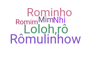 暱稱 - Romulo