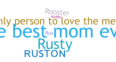 暱稱 - Ruston