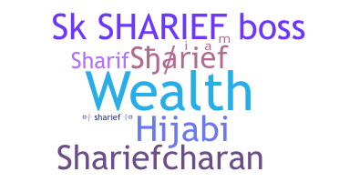 暱稱 - Sharief