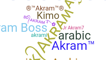 暱稱 - Akram