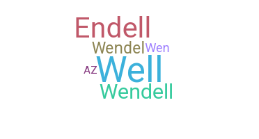 暱稱 - Wendell