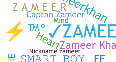 暱稱 - Zameer