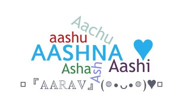 暱稱 - Aashna